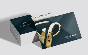 Luxury Business Cards Lamination + Foil / Raised Spot UV