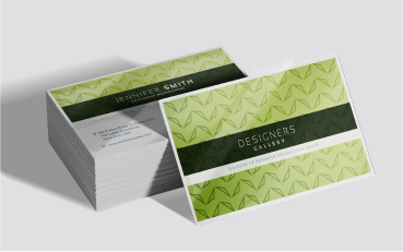 Luxury Business Cards Matte Lamination + Raised Metallic Foil