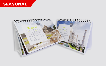 Desktop Calendars - 8pt Silk Cover